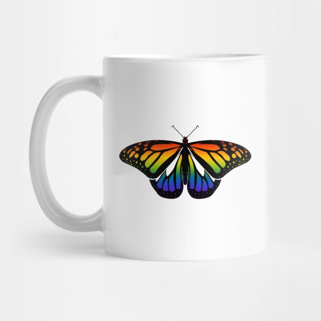 LGBTQ+ Pride Butterfly by brendalee